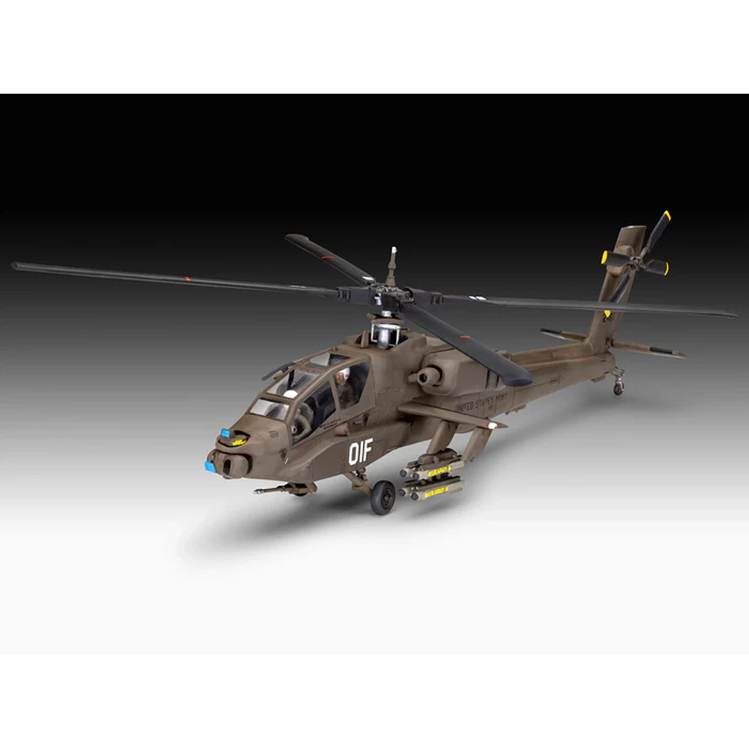 Para armar Ah-64A Apache Revell 1/72 2
