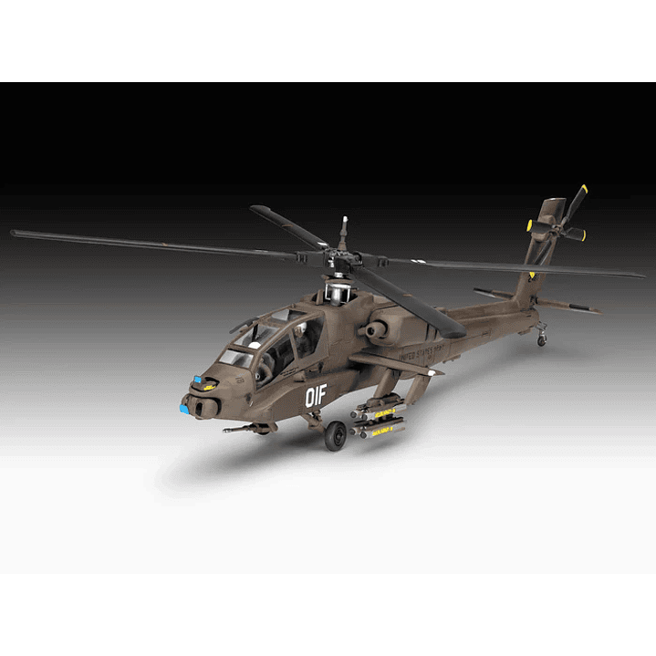 Para armar Ah-64A Apache Revell 1/72 2