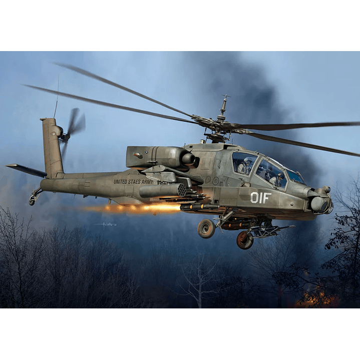 Para armar Ah-64A Apache Revell 1/72 7