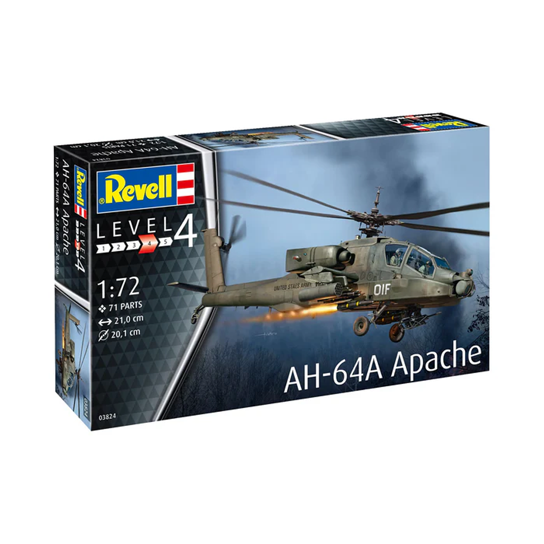 Para armar Ah-64A Apache Revell 1/72 8