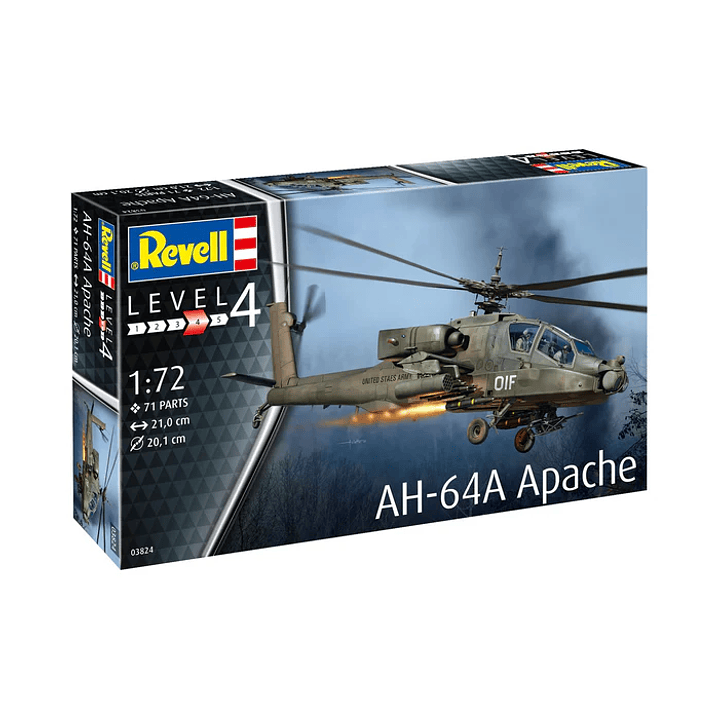 Para armar Ah-64A Apache Revell 1/72 8