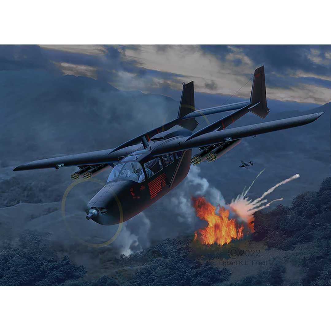 Para armar O-2A Revell Skymaster 1/48 9