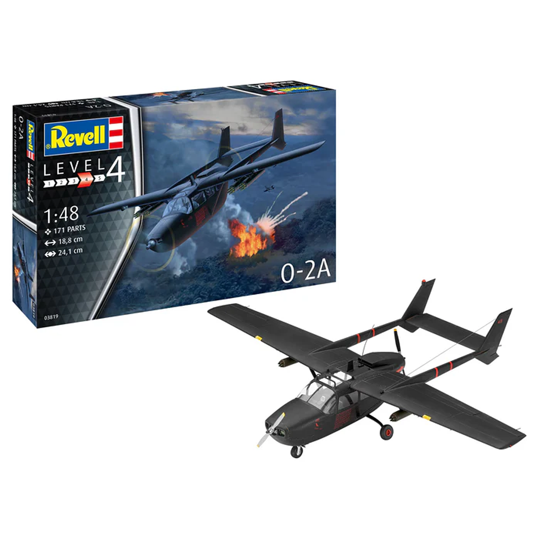Para armar O-2A Revell Skymaster 1/48 1
