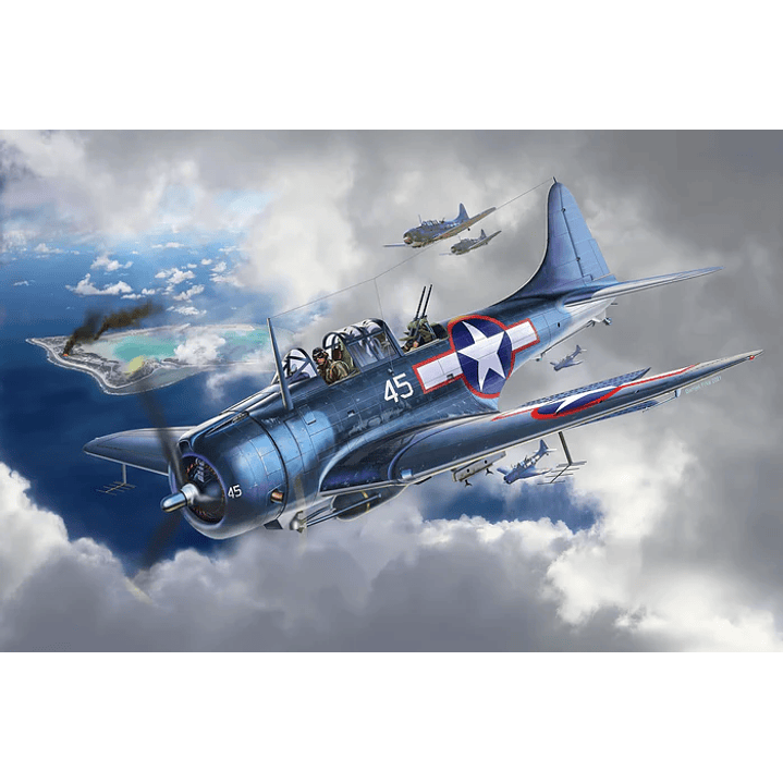 Para armar Sbd-5 Dauntless Revell 1/48 8