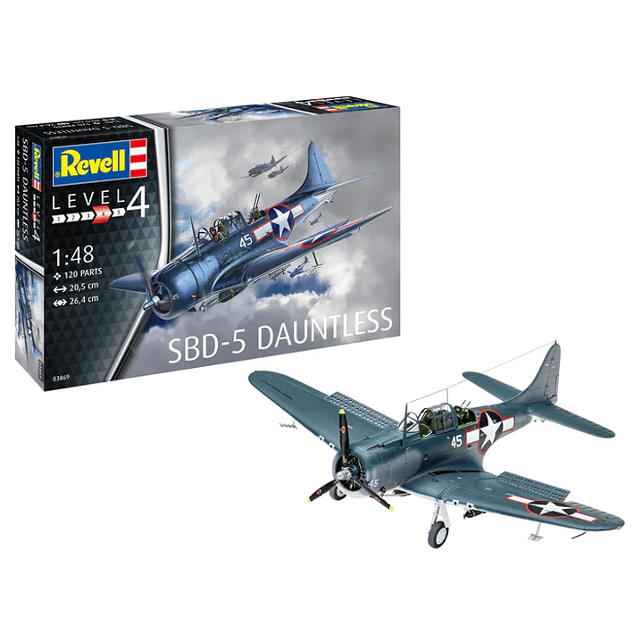 Para armar Sbd-5 Dauntless Revell 1/48 1