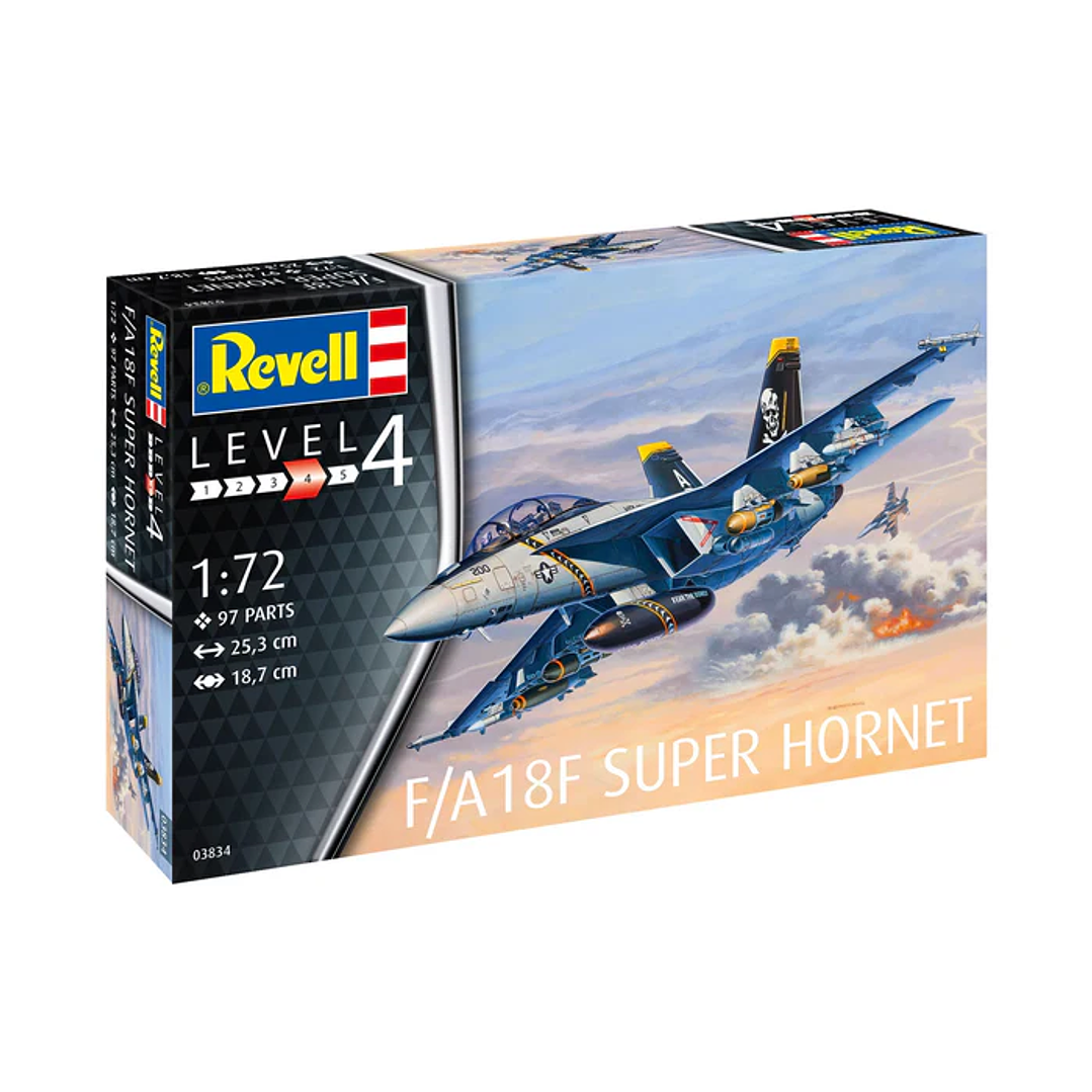 Para armar F/A-18F Super Hornet Revell 1/72 9