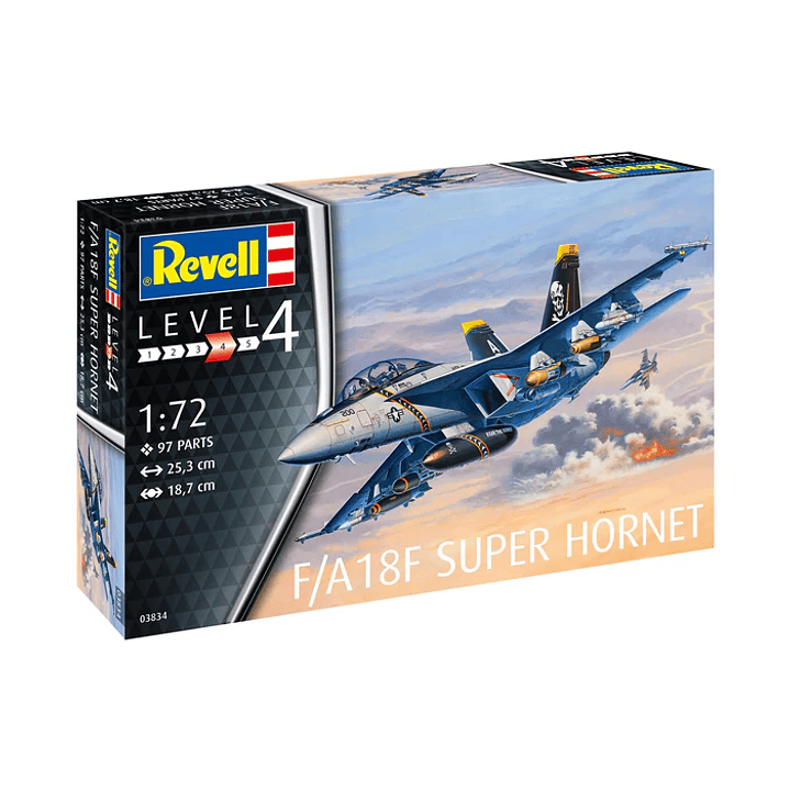 Para armar F/A-18F Super Hornet Revell 1/72 9