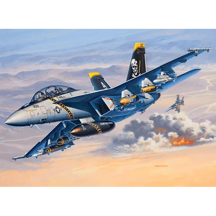 Para armar F/A-18F Super Hornet Revell 1/72 10