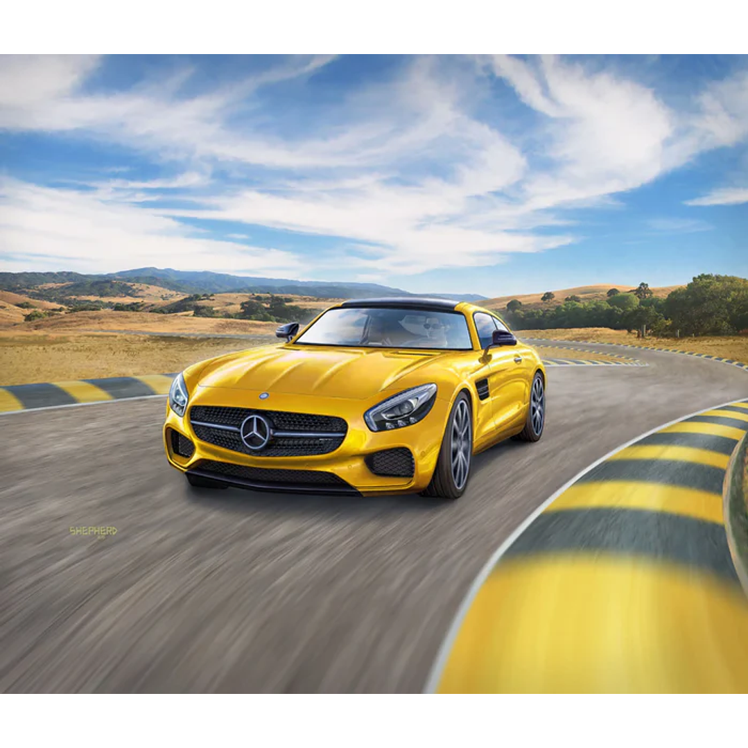 Vehículo para Armar Mercedes-Amg Gt 1/24 9