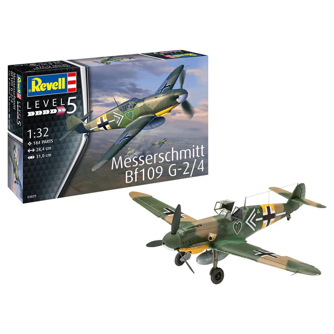 Para armar Messerschmitt Bf109 G-2/4 1/32 1