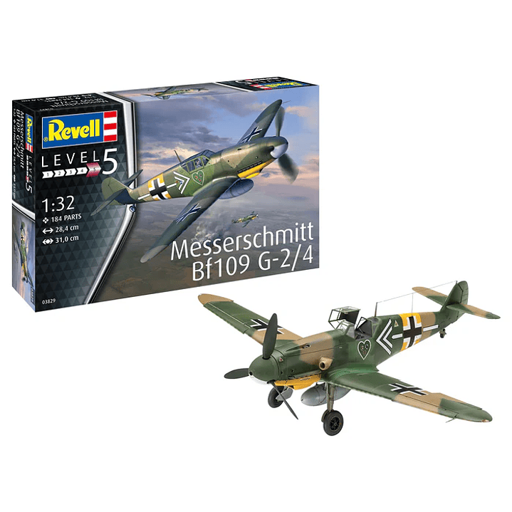 Para armar Messerschmitt Bf109 G-2/4 1/32 1