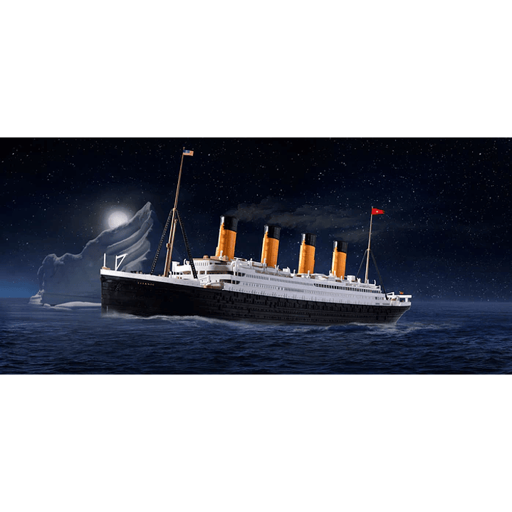 Barco para Armar R.M.S. Titanic (Easy-Click system) 1/600 11