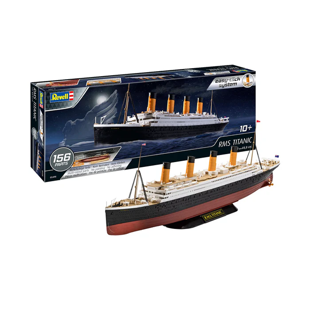 Barco para Armar R.M.S. Titanic (Easy-Click system) 1/600 1