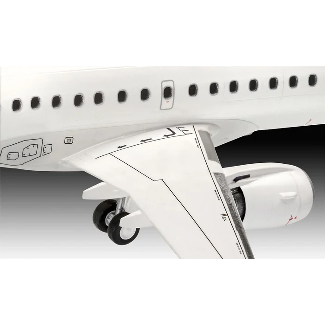 Para armar Embraer  190 Lufthansa new liivery 1/144 4