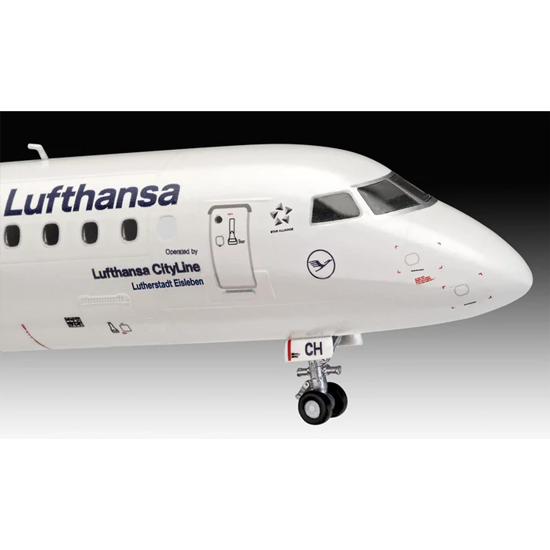 Para armar Embraer  190 Lufthansa new liivery 1/144 3