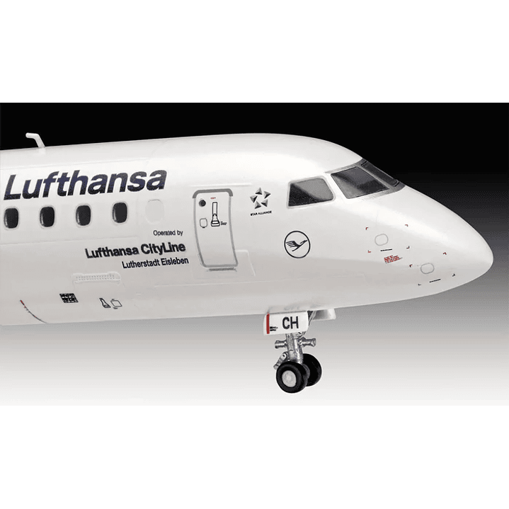 Para armar Embraer  190 Lufthansa new liivery 1/144 3