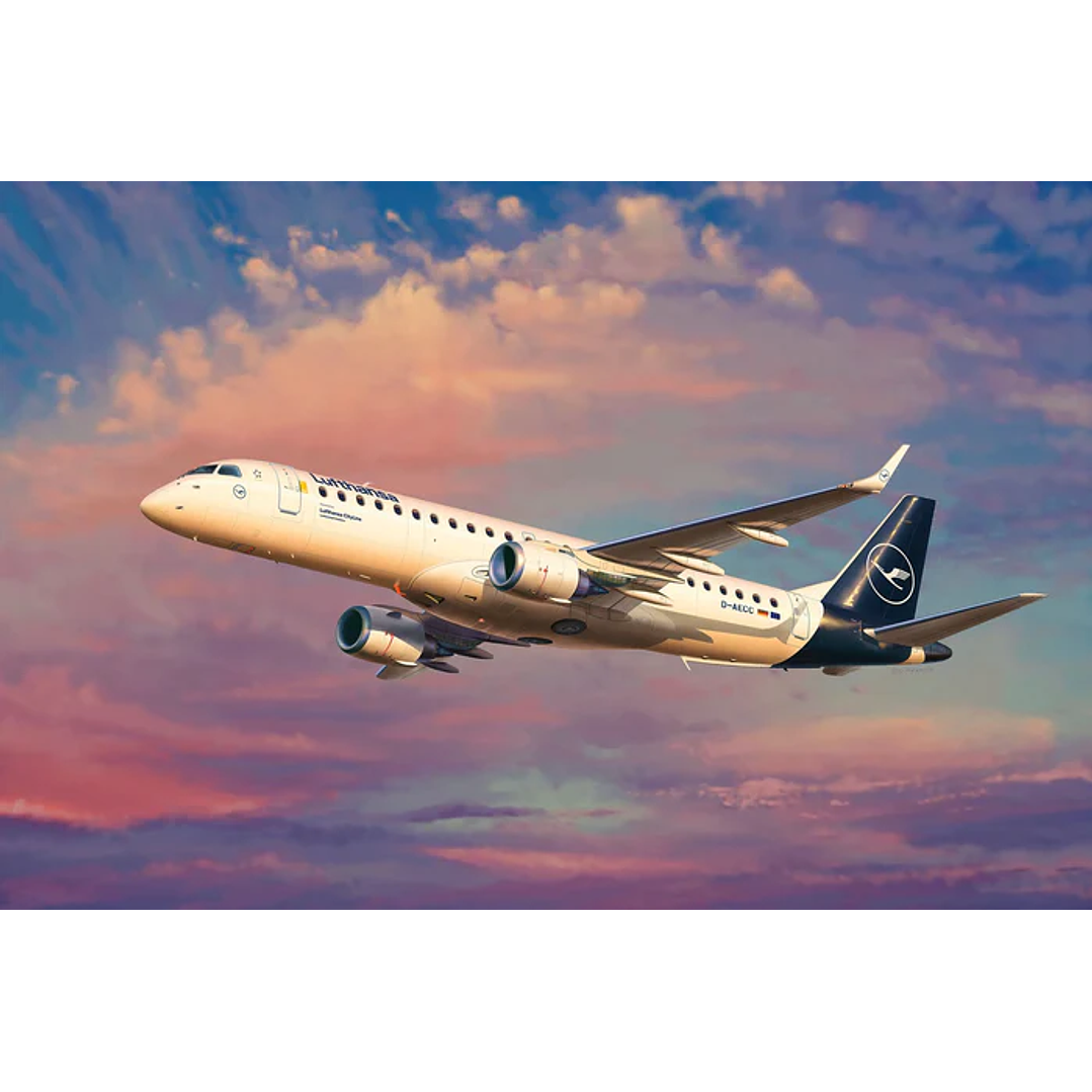 Para armar Embraer  190 Lufthansa new liivery 1/144 7