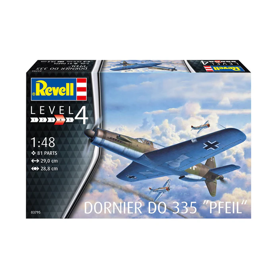 Para armar Dornier Do 335 Pfeil 1/48 11