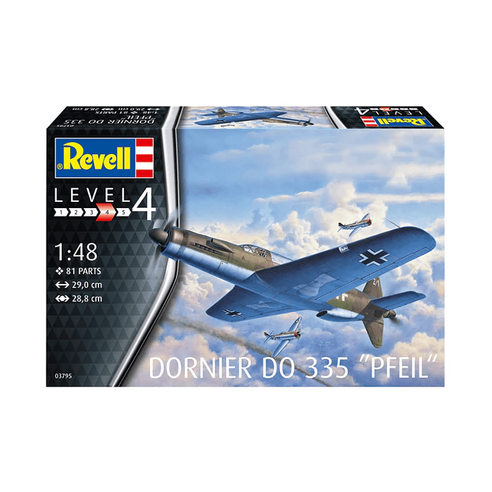Para armar Dornier Do 335 Pfeil 1/48 11