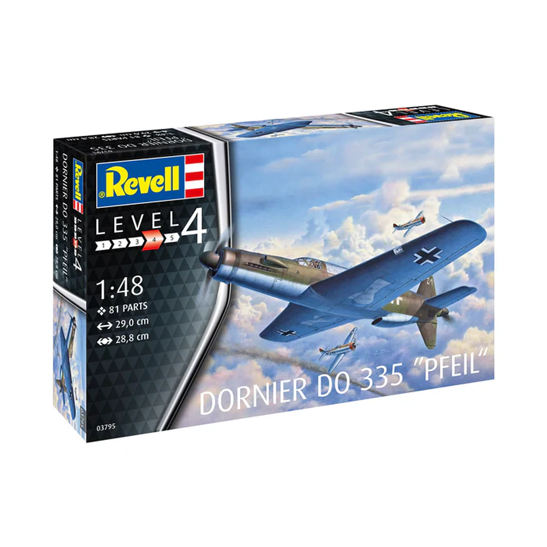 Para armar Dornier Do 335 Pfeil 1/48 3