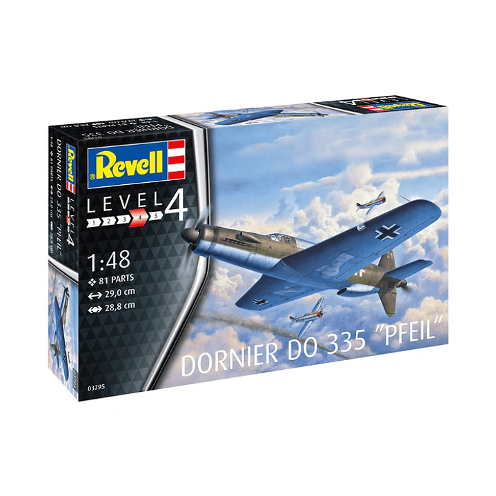 Para armar Dornier Do 335 Pfeil 1/48 3