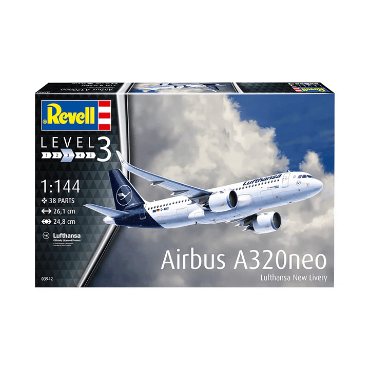 Para armar Airbus A320Neo Lufthansa New 1/144 11