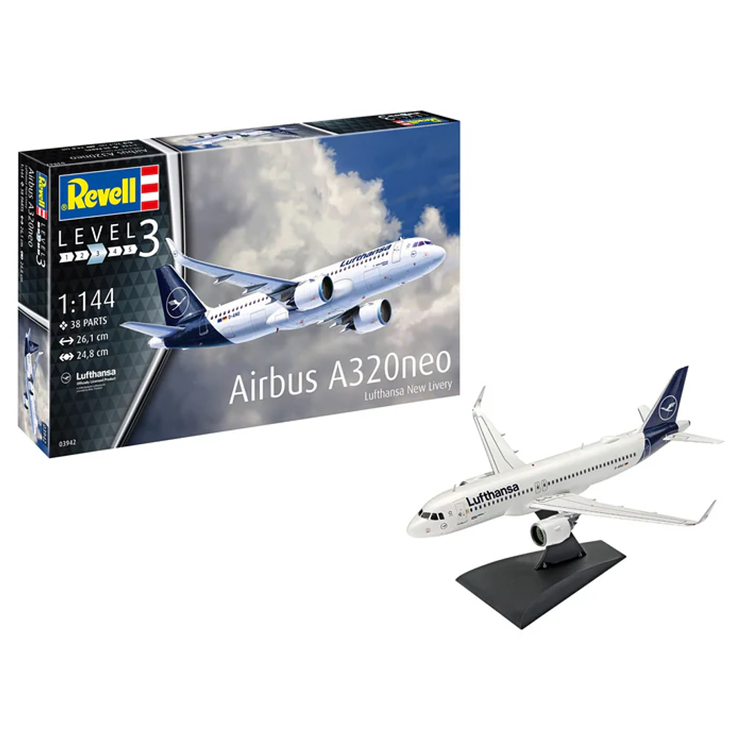 Para armar Airbus A320Neo Lufthansa New 1/144 1