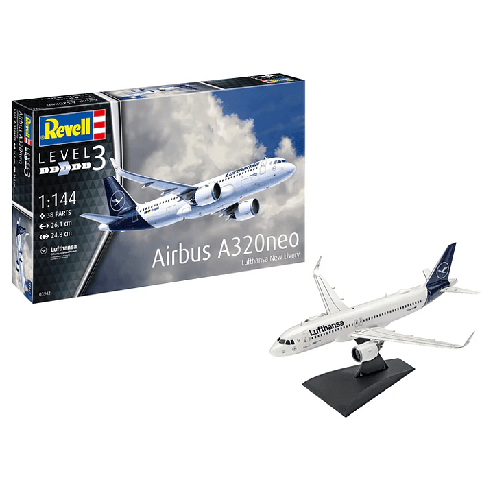 Para armar Airbus A320Neo Lufthansa New 1/144 1