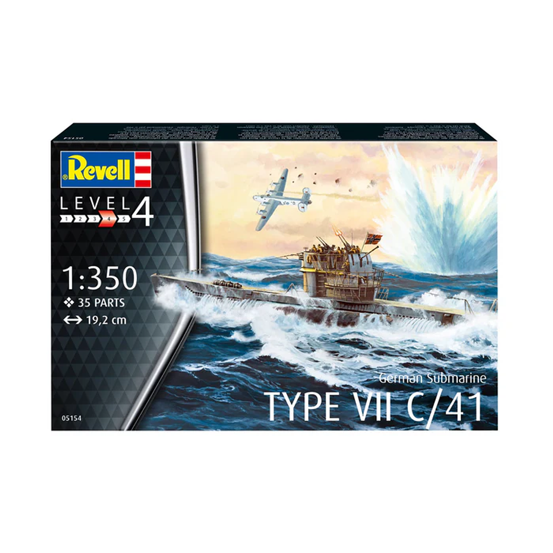 Barco para Armar German Submarine Type Vii C/411/350 7