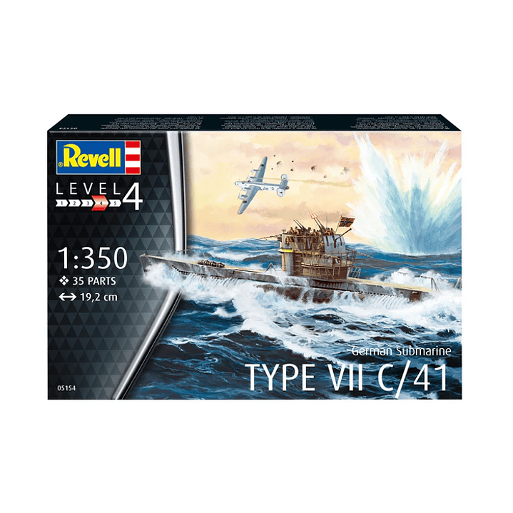 Barco para Armar German Submarine Type Vii C/411/350 7