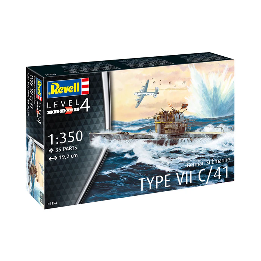 Barco para Armar German Submarine Type Vii C/411/350 9