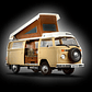 Vehículo para Armar Vw T2 Camper (Easy-Click) 1/24 - Miniatura 3