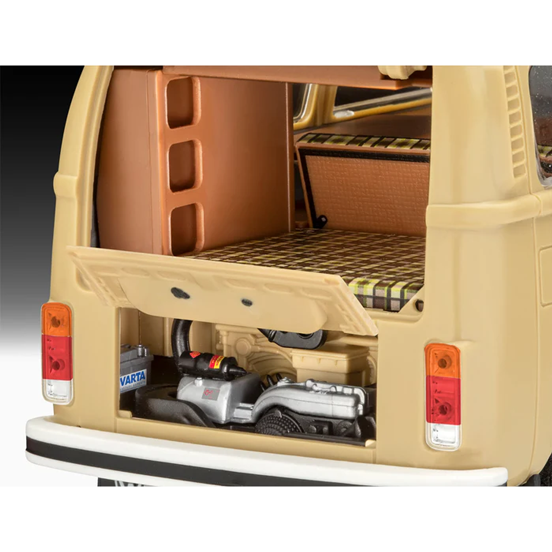Vehículo para Armar Vw T2 Camper (Easy-Click) 1/24 5