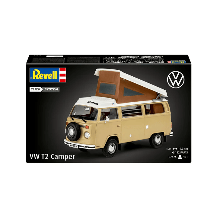 Vehículo para Armar Vw T2 Camper (Easy-Click) 1/24 13