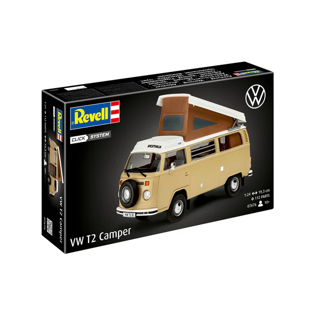 Vehículo para Armar Vw T2 Camper (Easy-Click) 1/24 15