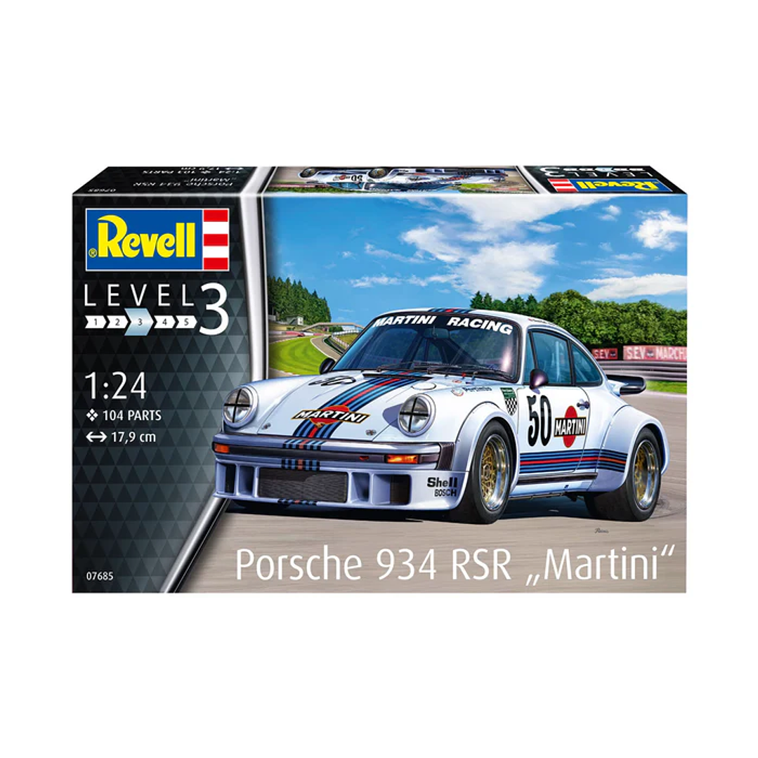 Vehículo para Armar Porsche 934 Rsr Martini Racing1/24 11
