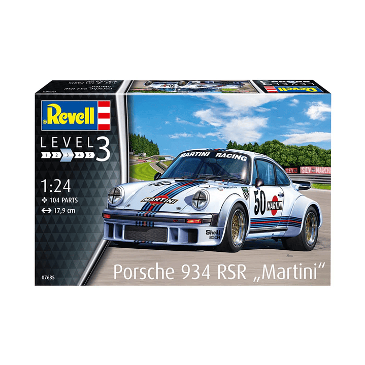 Vehículo para Armar Porsche 934 Rsr Martini Racing1/24 11