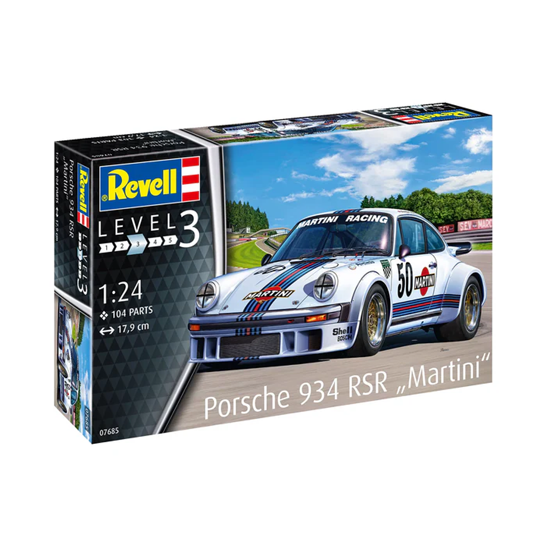 Vehículo para Armar Porsche 934 Rsr Martini Racing1/24 12