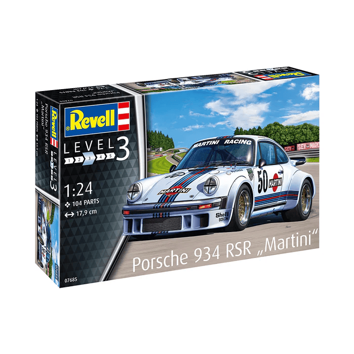 Vehículo para Armar Porsche 934 Rsr Martini Racing1/24 12