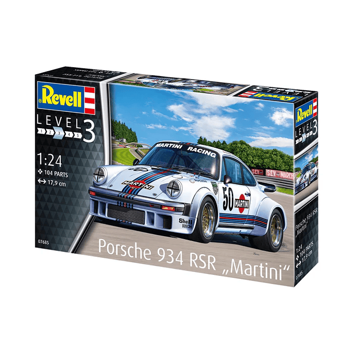 Vehículo para Armar Porsche 934 Rsr Martini Racing1/24 9