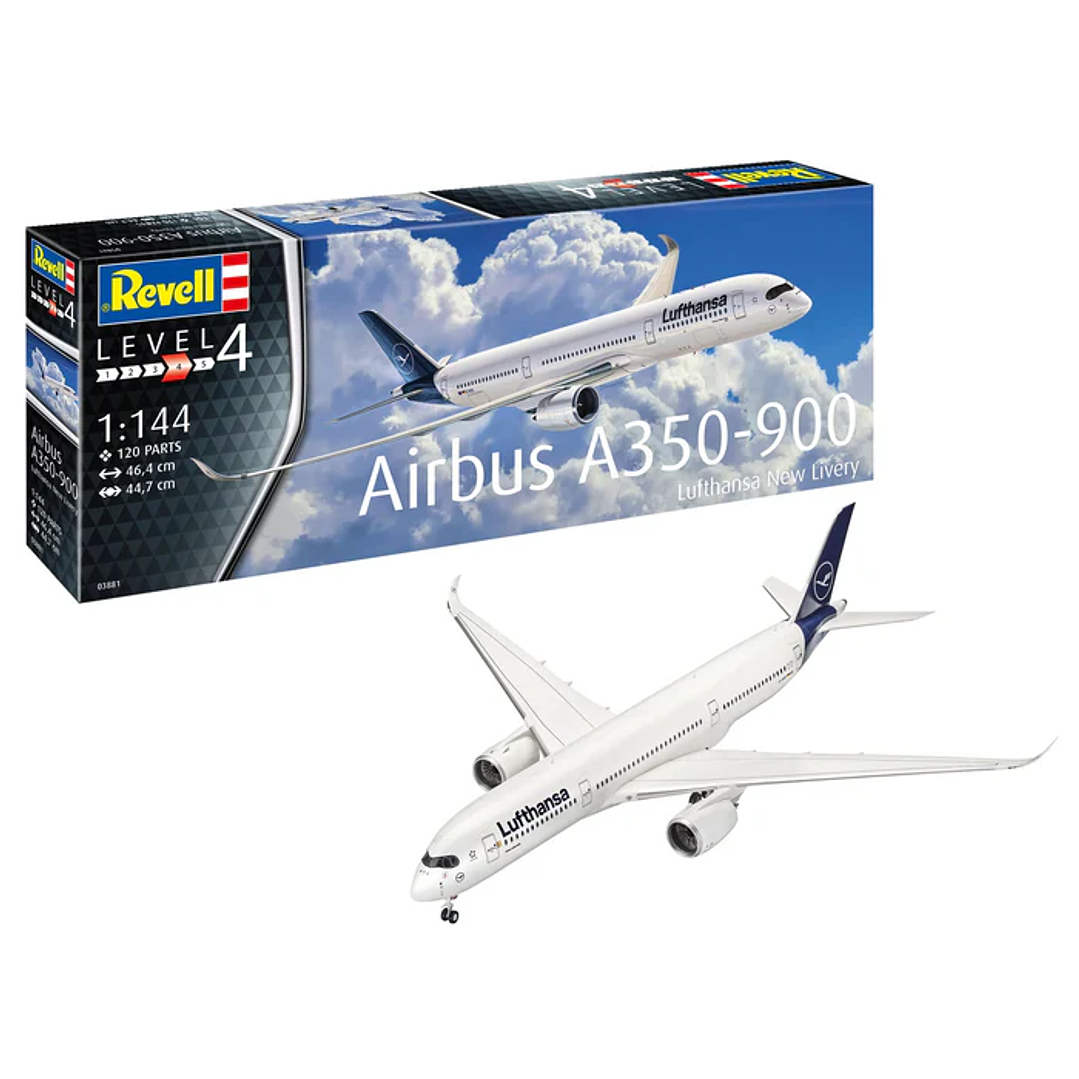 Para armar Airbus A350-900Lufthansa new1/144 1