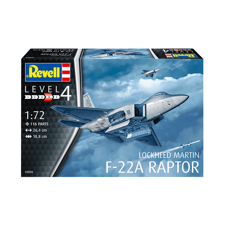 Para armar Lockheed Martin F-22A Raptor 1/72 10