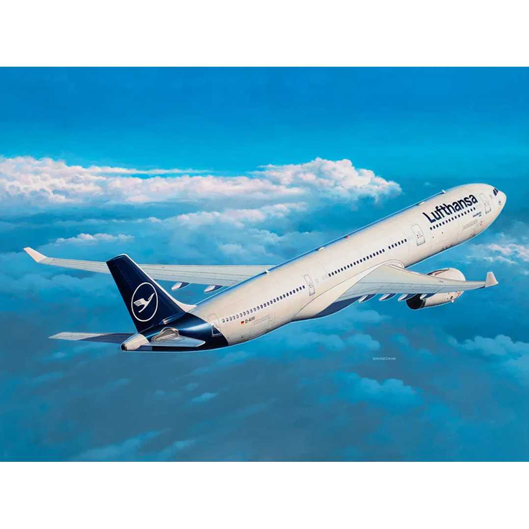 Para armar Airbus A330-300 Lufthans New livery 1/144 9