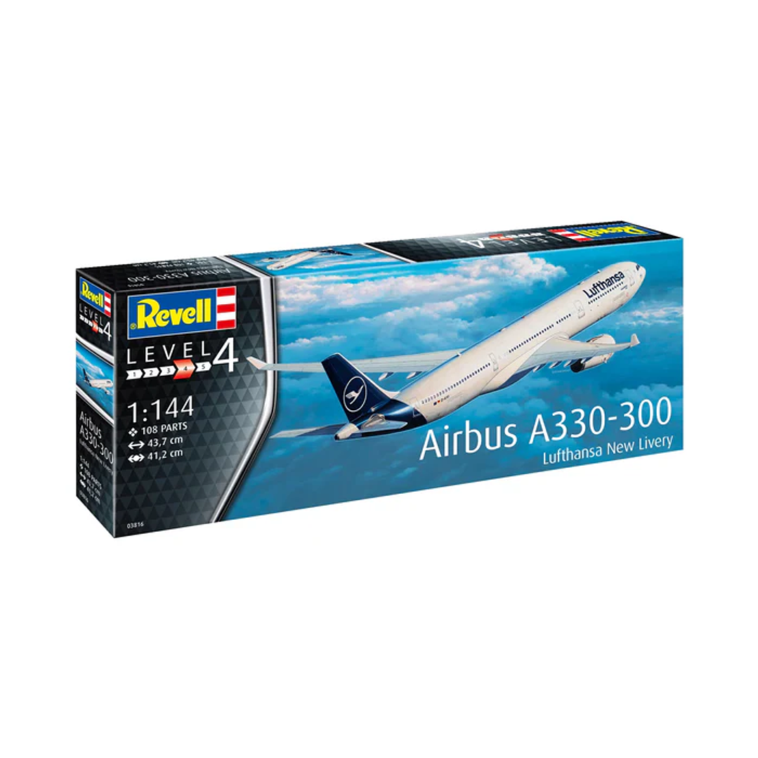 Para armar Airbus A330-300 Lufthans New livery 1/144 10