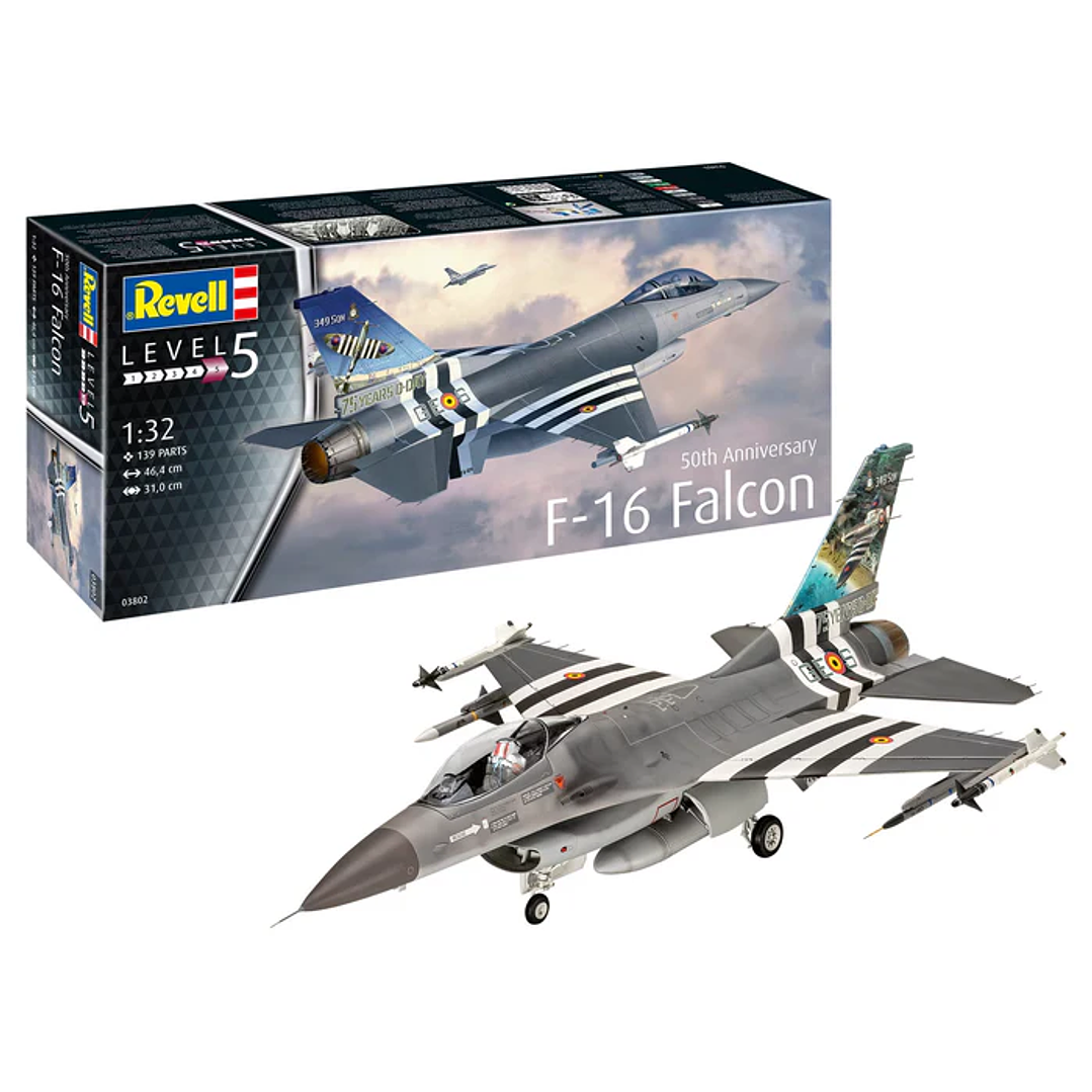 Para armar F-16 Falcon 50Th Anniversary 1/32 1