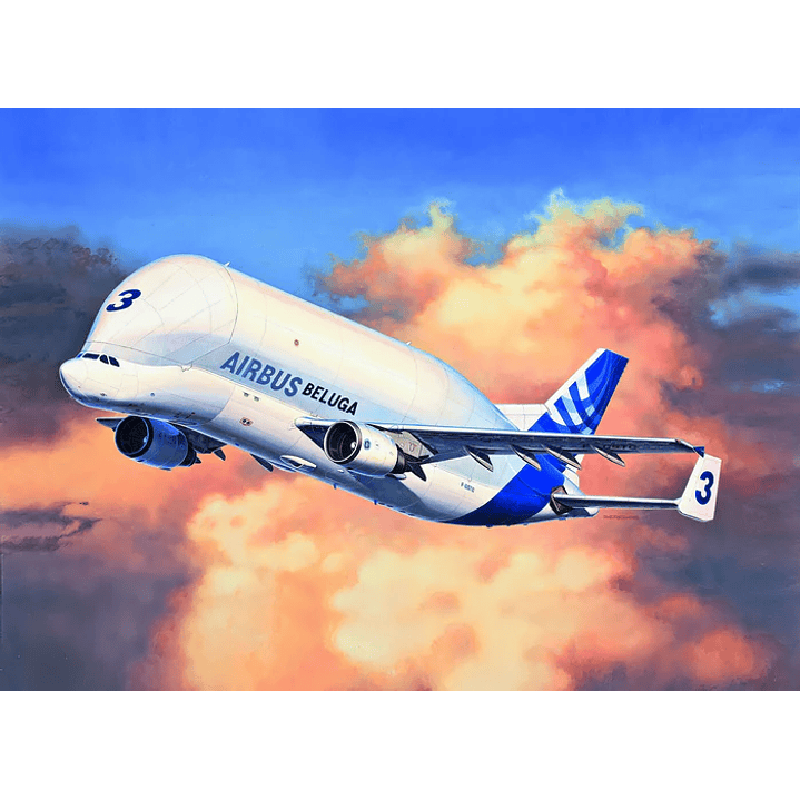 Para armar Airbus A300-600St Beluga 1/144 8