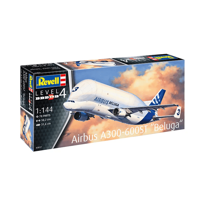 Para armar Airbus A300-600St Beluga 1/144 10