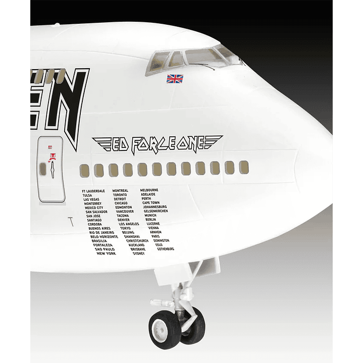 Para armar Boeing 747-400 Iron Maiden Ed force one 1 /144 9
