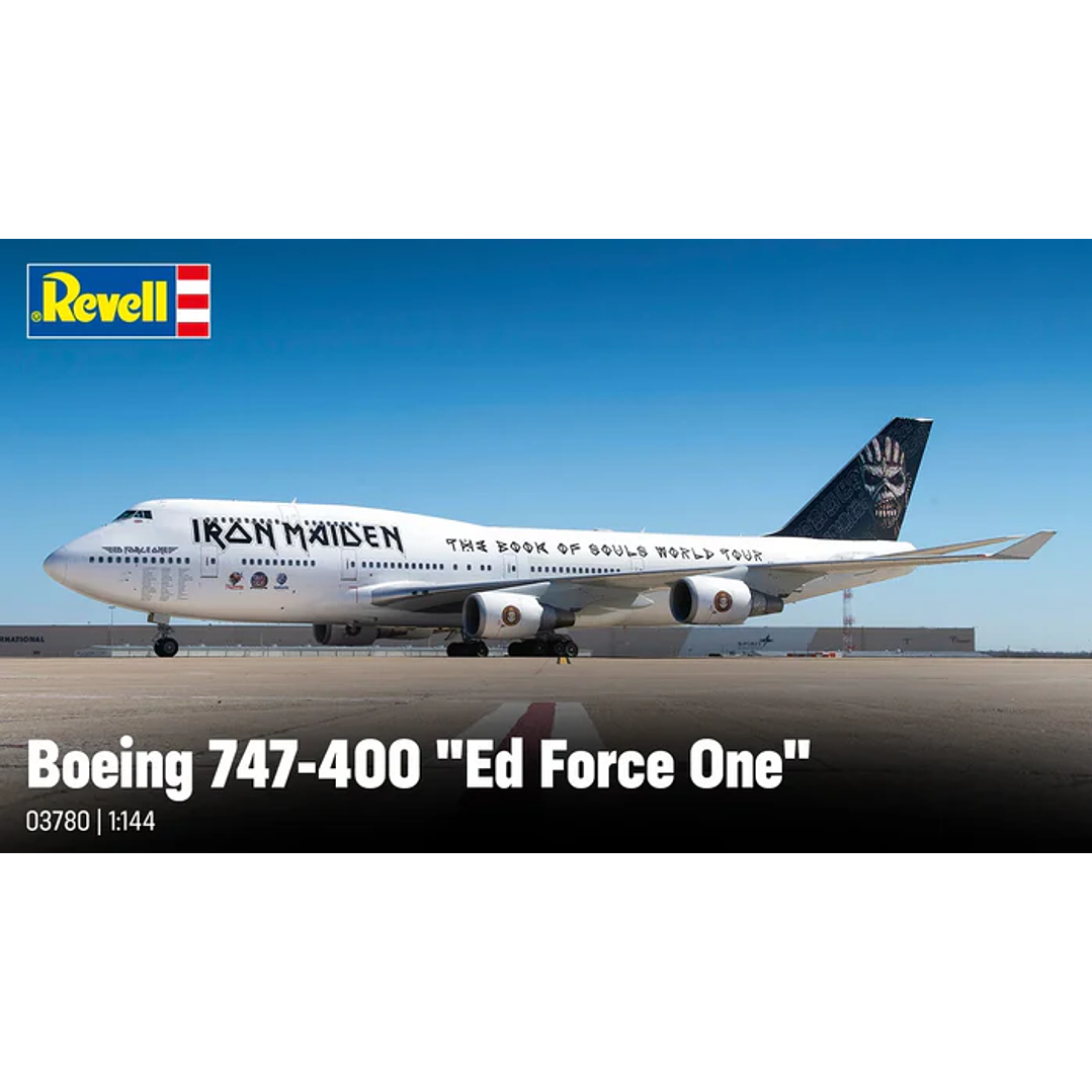 Para armar Boeing 747-400 Iron Maiden Ed force one 1 /144 3