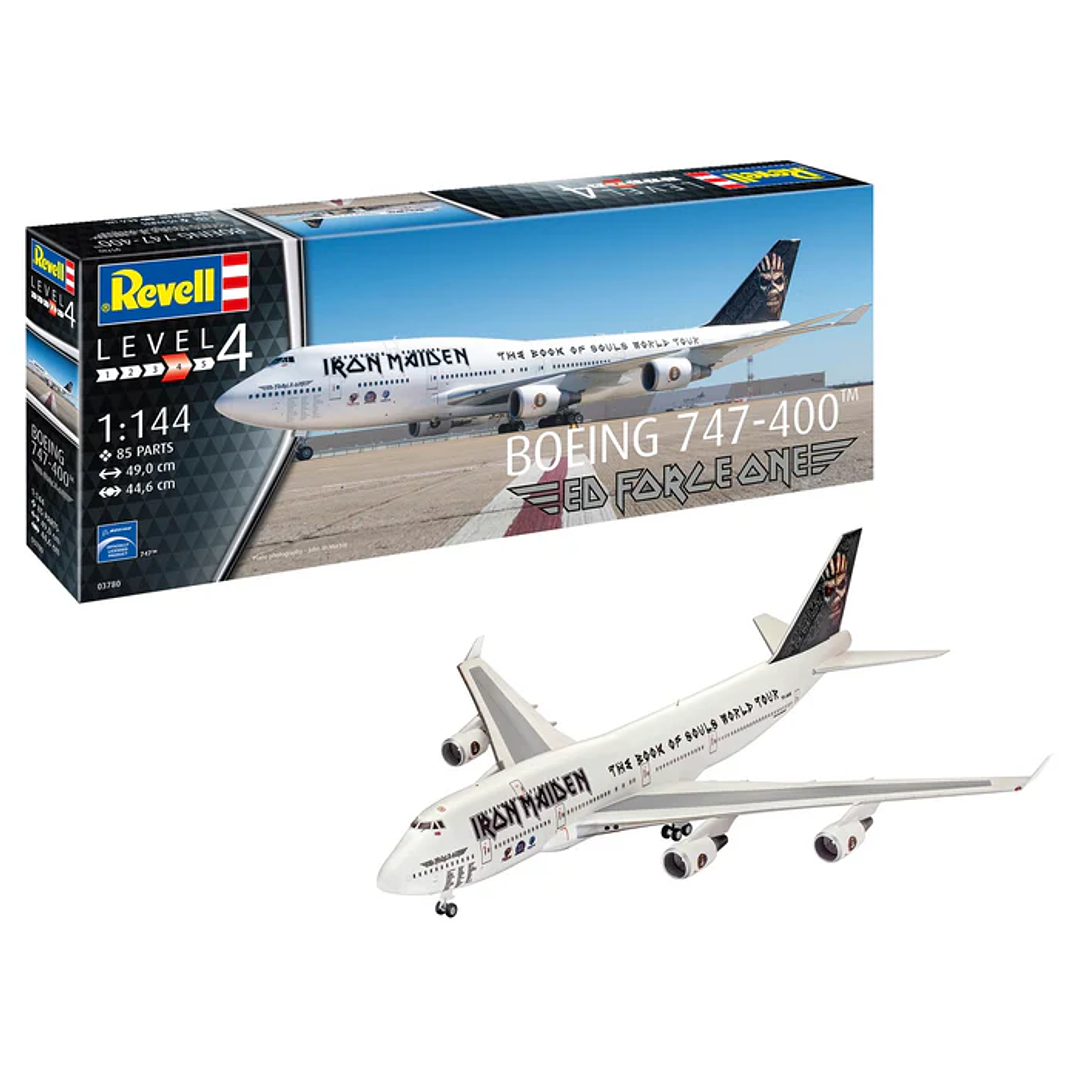 Para armar Boeing 747-400 Iron Maiden Ed force one 1 /144 1